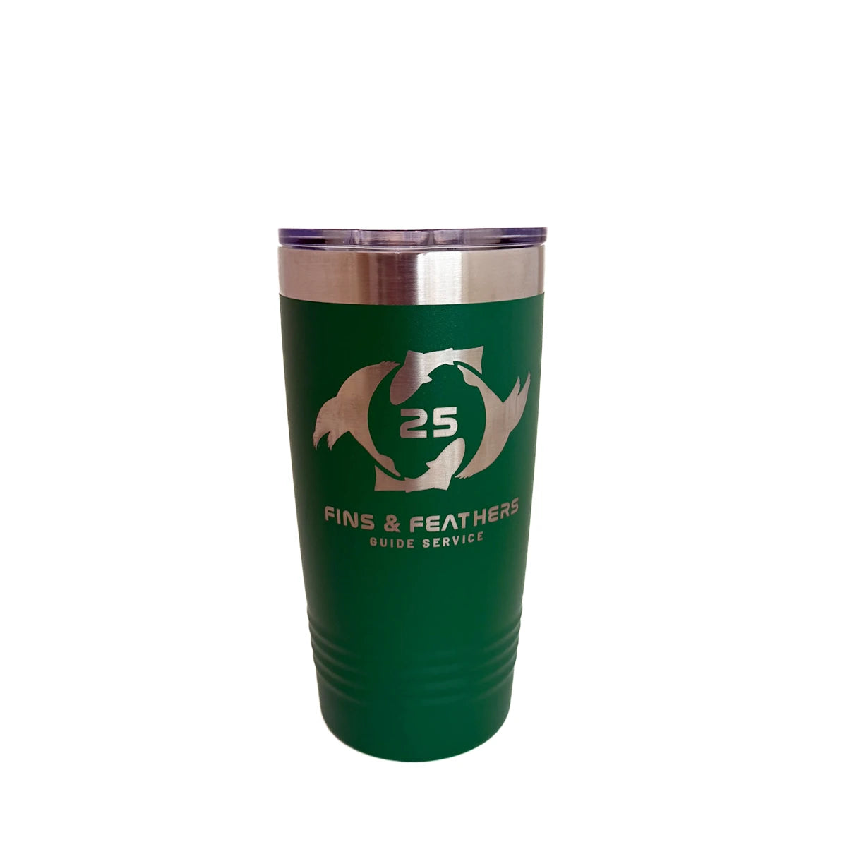 Fins and Feathers GS 25 Year Anniversary Logo Tumbler