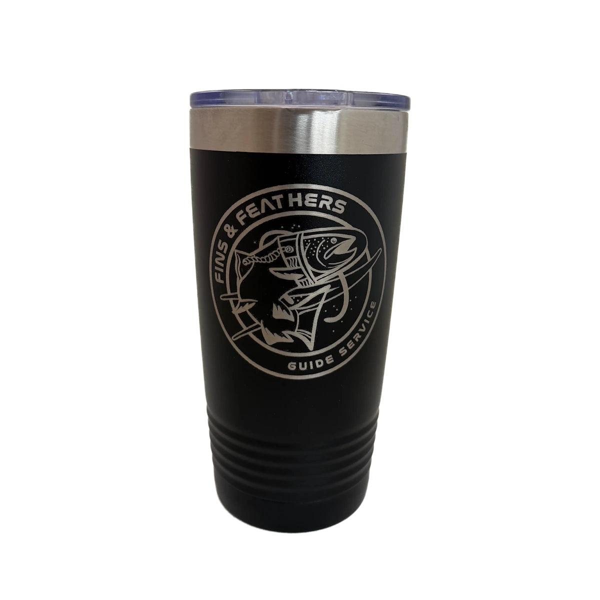 Fins and Feathers GS Spacetrout Logo Tumbler