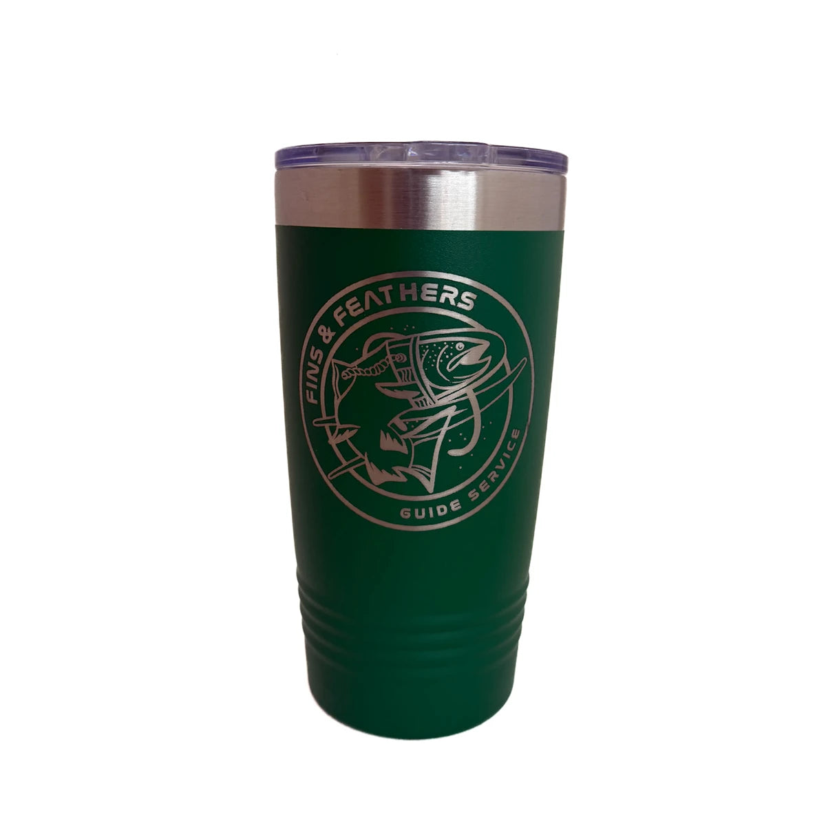 Fins and Feathers GS Spacetrout Logo Tumbler