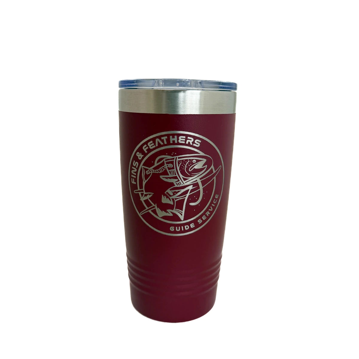 Fins and Feathers GS Spacetrout Logo Tumbler