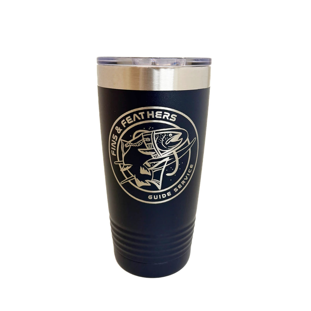 Fins and Feathers GS Spacetrout Logo Tumbler