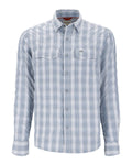 Blue and white plaid shirt simms big sky shirt